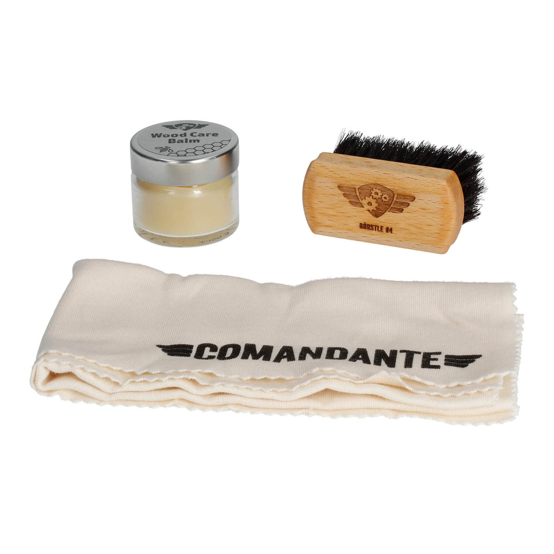 Comandante Wood Balm & Care Set – Premium Maintenance for Wooden Coffee Tools
