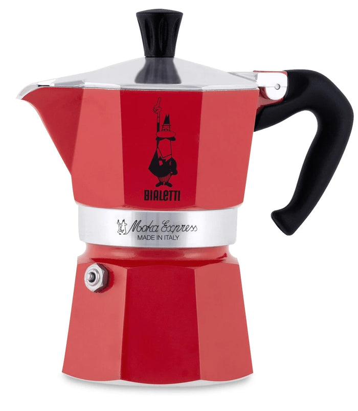 Bialetti Moka Express – Red Edition - Barista Delight