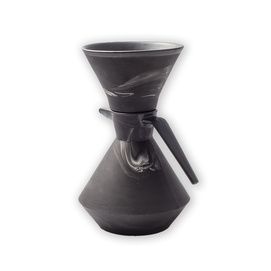 Fóbe Cano Ceramic Coffee Dripper – Black Stone Edition