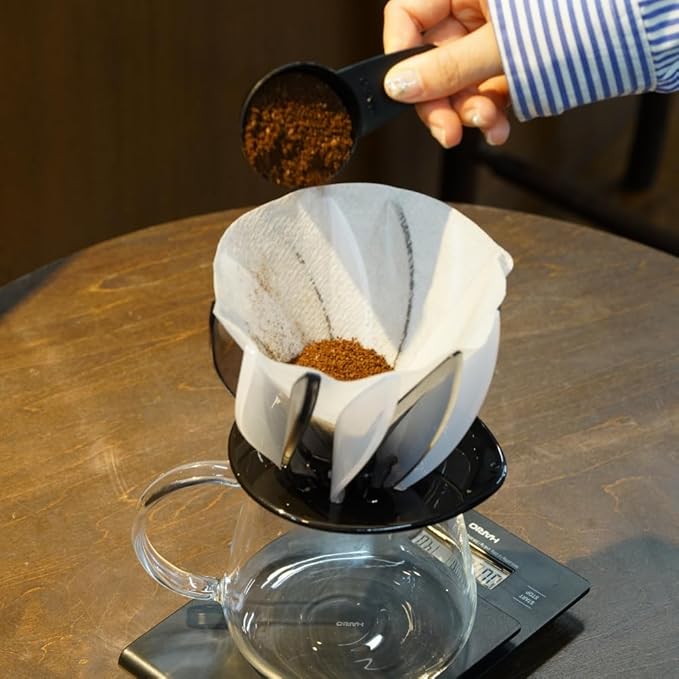Hario V60 Dripper Suiren – Elegant Ceramic Pour - Over Brewer - Barista Delight