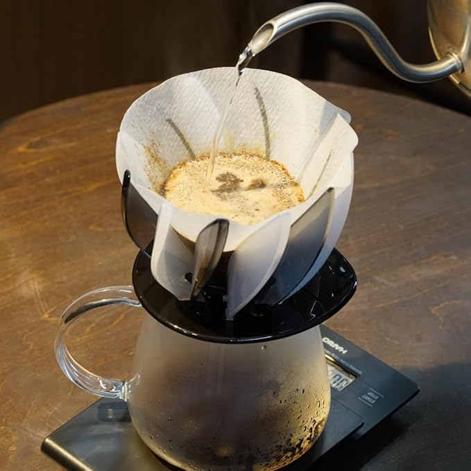 Hario V60 Dripper Suiren – Elegant Ceramic Pour - Over Brewer - Barista Delight