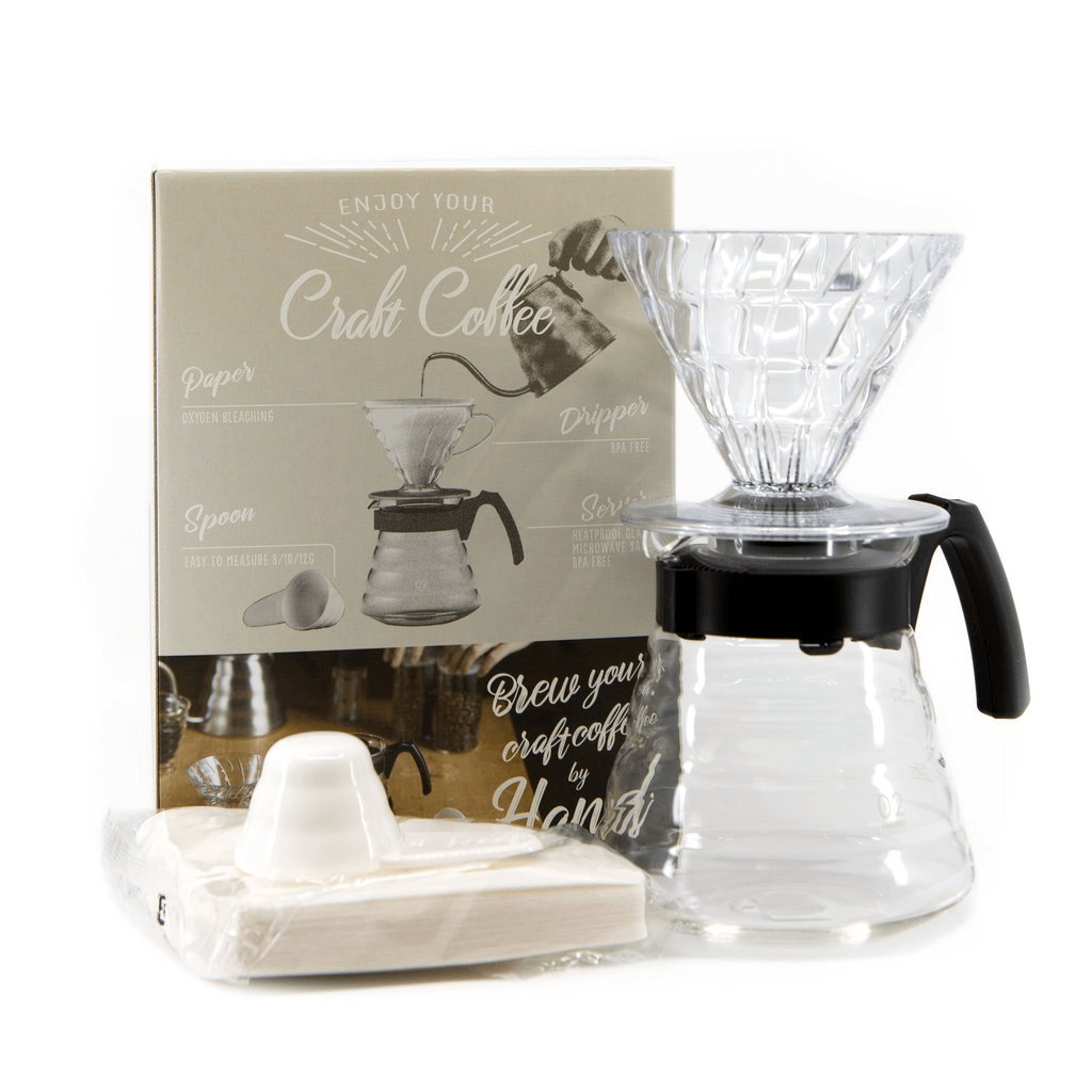 Hario V60 - 02 Pour Over Kit – Complete Brewing Set for Specialty Coffee - Barista Delight