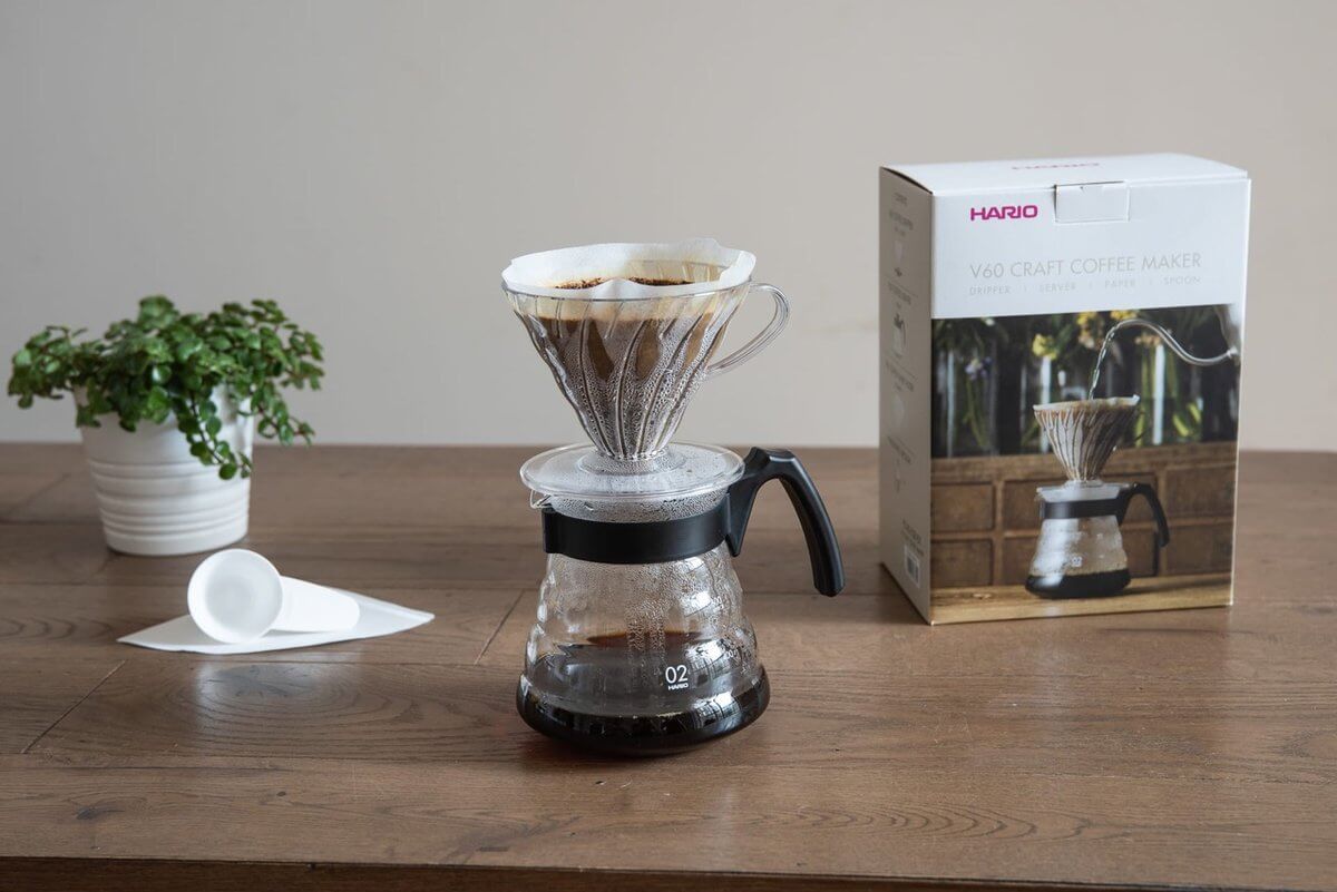 Hario V60 - 02 Pour Over Kit – Complete Brewing Set for Specialty Coffee - Barista Delight