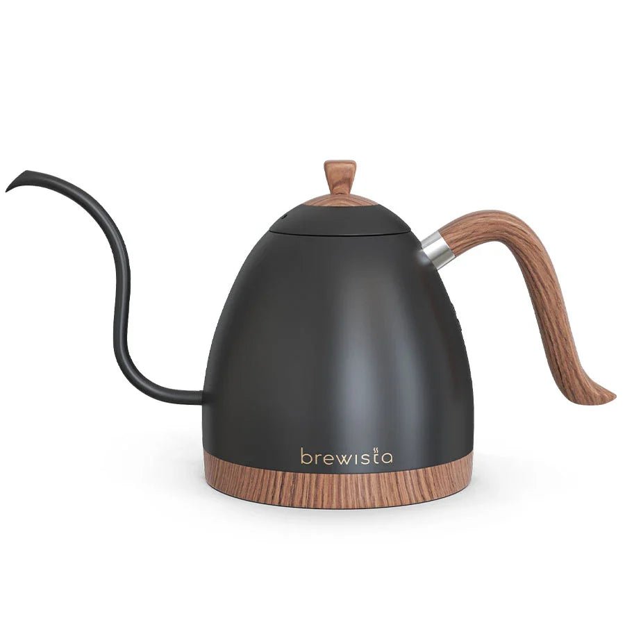 Brewista Artisan Gooseneck Variable Kettle – 0,6 L mit Holz-Akzenten