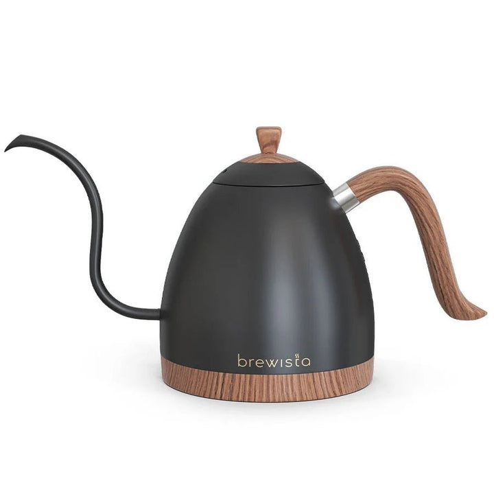 Brewista Artisan Gooseneck Variable Kettle – 0,6 L mit Holz-Akzenten