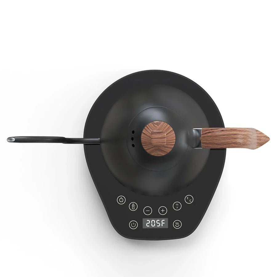 Brewista Artisan Gooseneck Variable Kettle – 0,6 L mit Holz-Akzenten