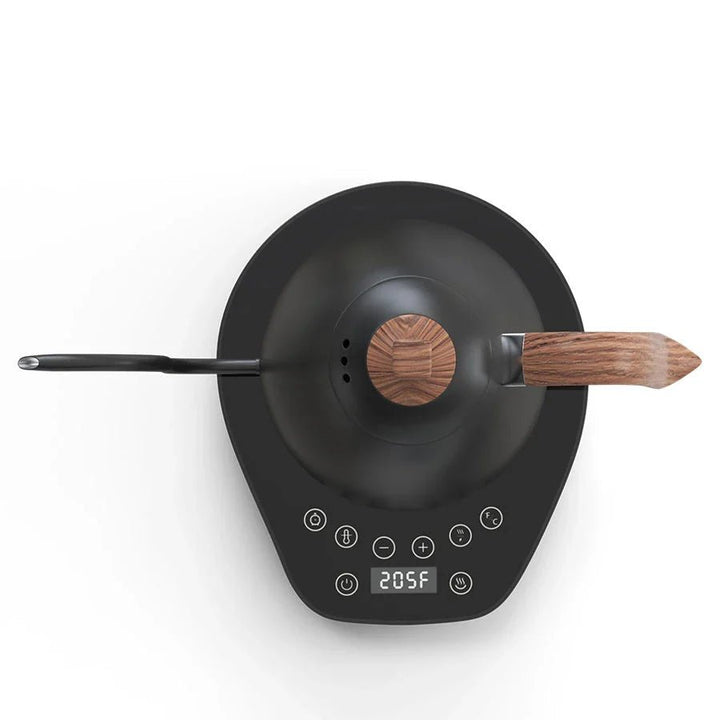 Brewista Artisan Gooseneck Variable Kettle – 0,6 L mit Holz-Akzenten