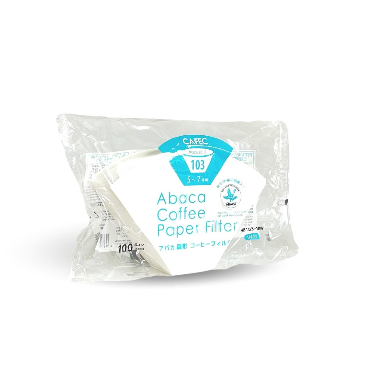 CAFEC Abaca Trapezoid Paper Filter - Barista Delight