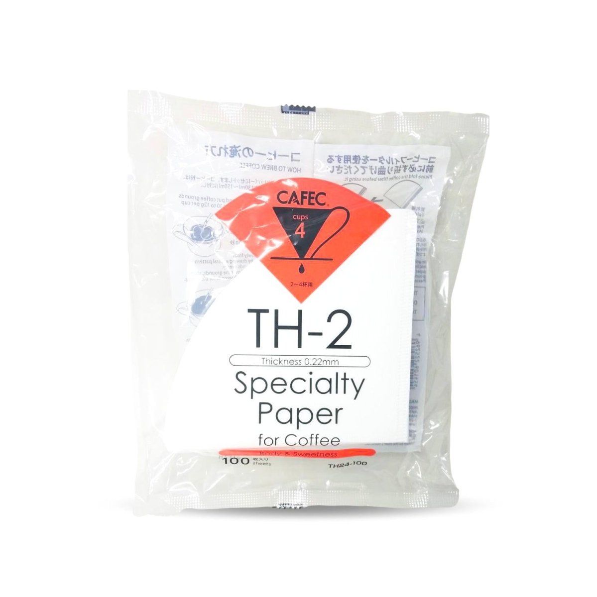 CAFEC Dark Roast Paper Filter (TH - 2/T - 83) - Barista Delight