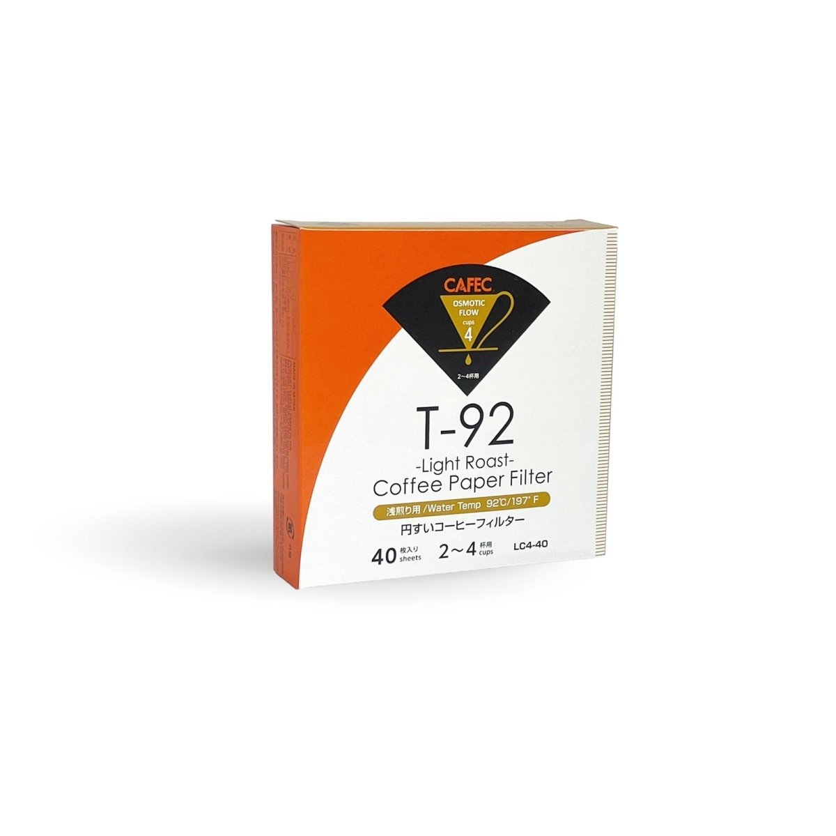 CAFEC Light Roast Paper Filter (TH - 1/T - 92) - Barista Delight