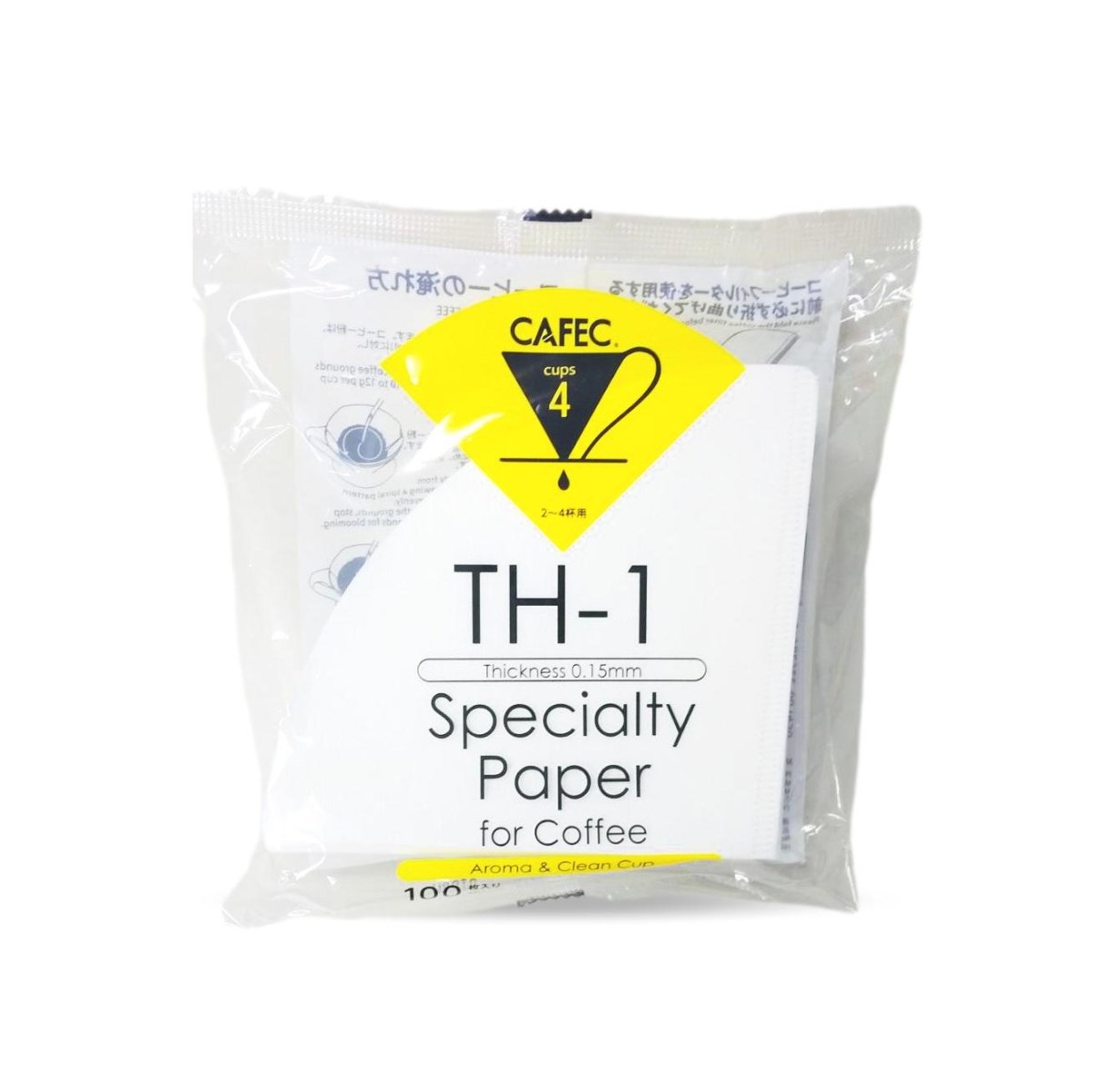CAFEC Light Roast Paper Filter (TH - 1/T - 92) - Barista Delight