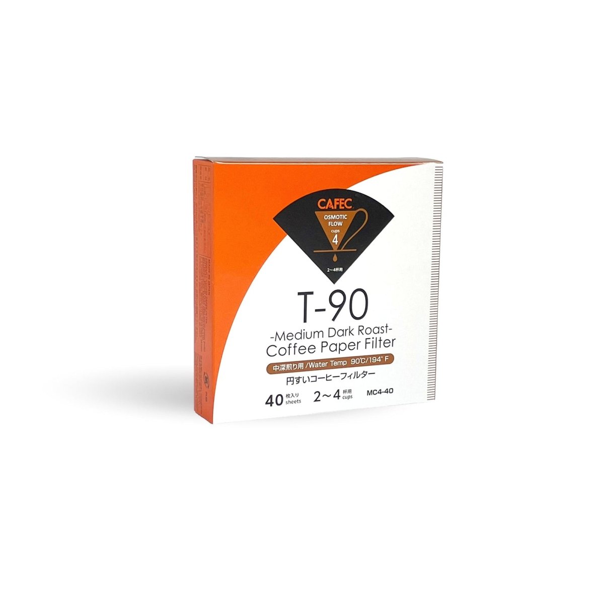 CAFEC Medium - Dark Roast Paper Filter (TH - 3/T - 90) - Barista Delight