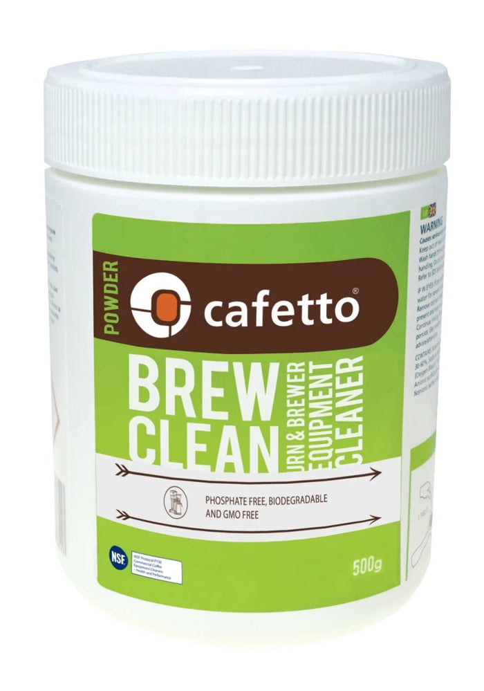 Cafetto Brew Clean Powder – Reinigungs - Pulver für Filter - Brüher & Carafes (500 g) - Barista Delight