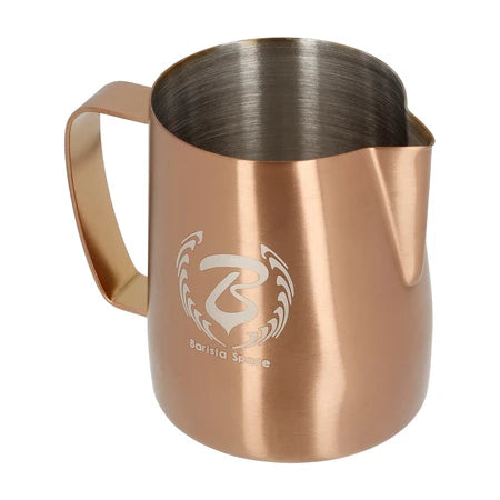 Barista Space Milchkanne 350 ml in Copper (Kupfer-Optik), Ansicht von der Tüllenseite