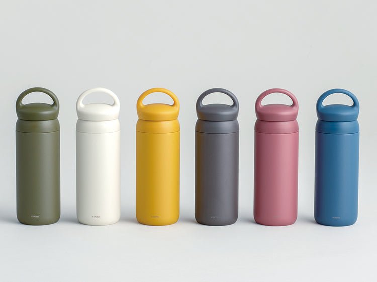 Kinto Day Off Travel Thermos – 500ml Insulated Bottle for Daily Adventures - Barista Delight