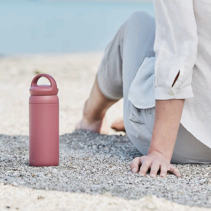Kinto Day Off Travel Thermos – 500ml Insulated Bottle for Daily Adventures