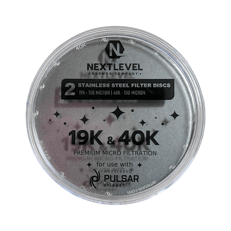 NextLevel Pulsar Stainless Steel Filter Discs - Barista Delight