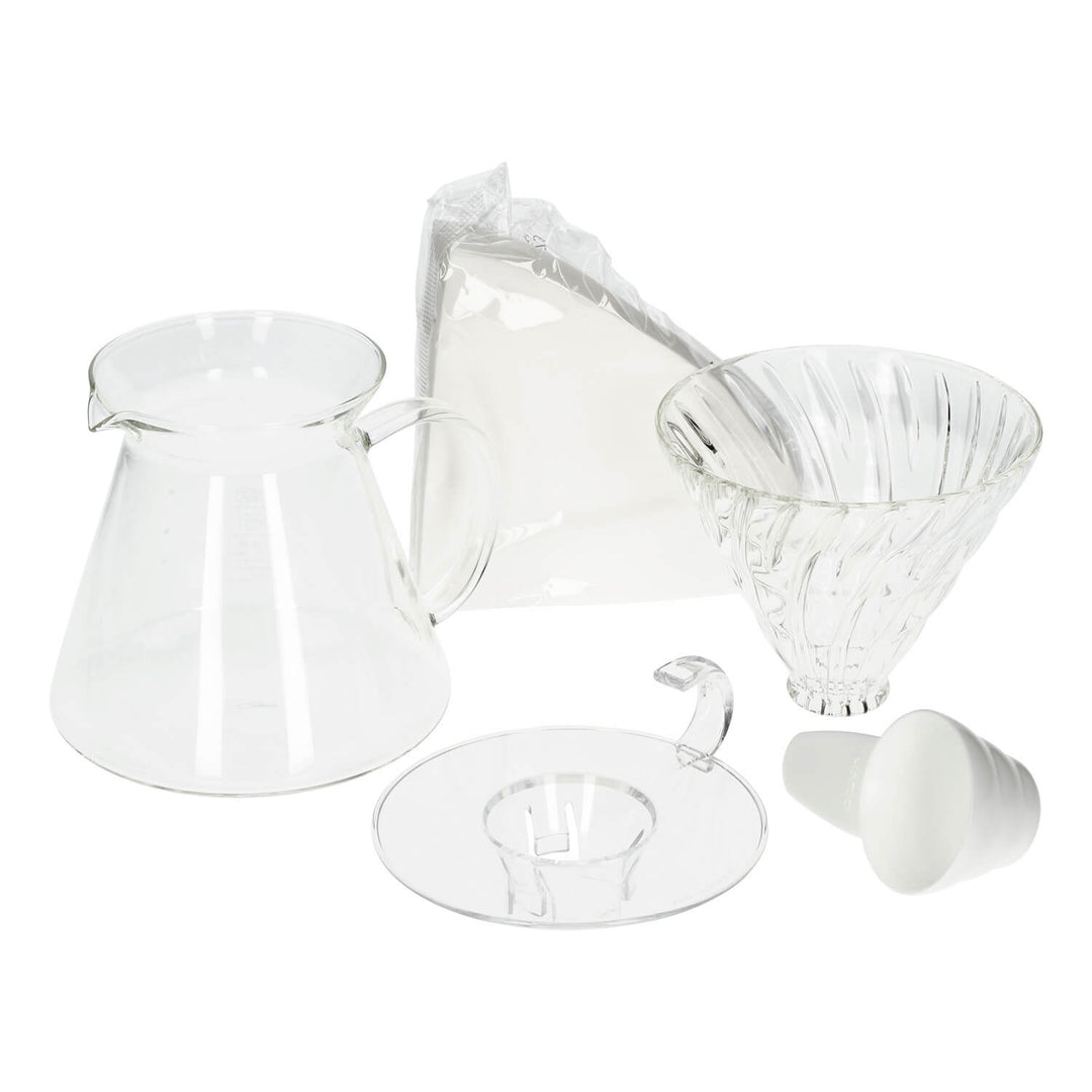 Hario V60-02 Pour Over Kit – Complete Brewing Set for Specialty Coffee