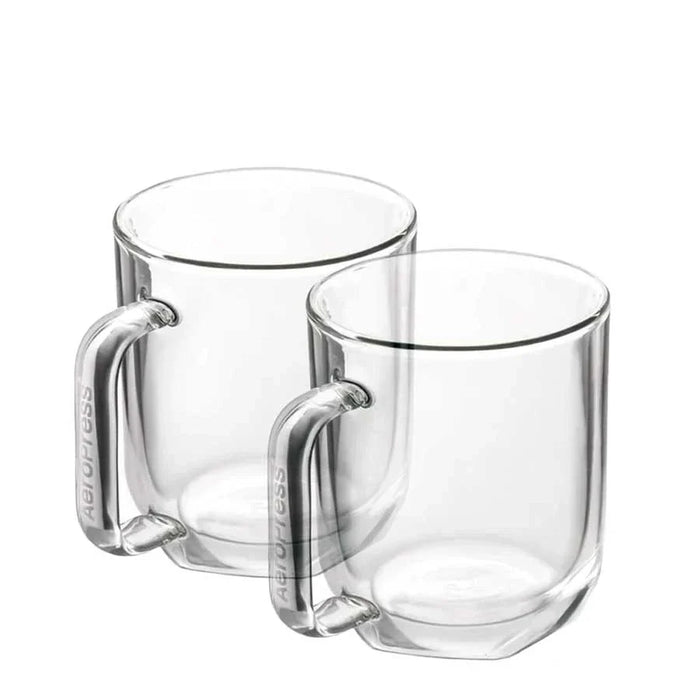 AeroPress Glass Mugs 2 - Pack - Barista Delight