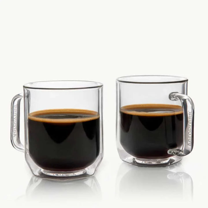 AeroPress Glass Mugs 2-Pack