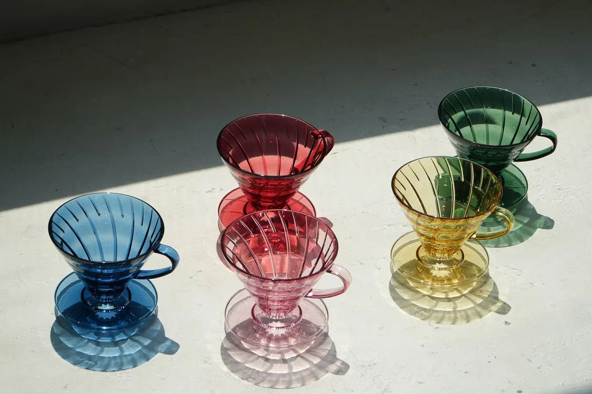 Hario V60-02 20th Anniversary Colors of Japan – alle fünf Farben