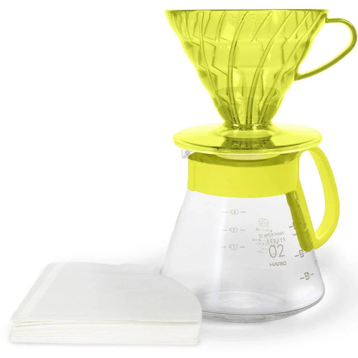 Hario V60 Dripper & Server Set 02 — Candy Edition - Barista Delight