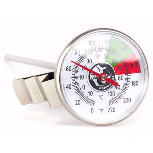 Rhino Coffee Gear Analog-Thermometer – Milch-Thermometer mit Klemme