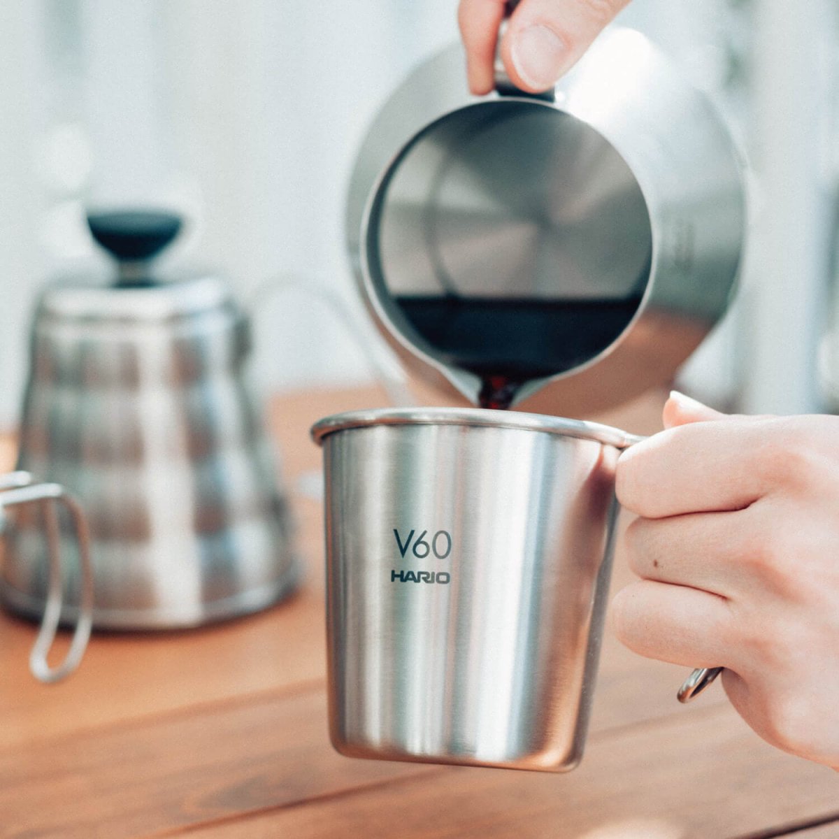 Hario Outdoor V60 Metal Stacking Mug – 320ml - Barista Delight