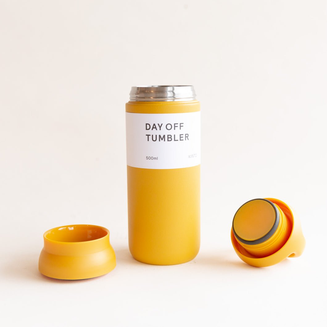 Kinto Day Off Travel Thermos – 500ml Insulated Bottle for Daily Adventures - Barista Delight