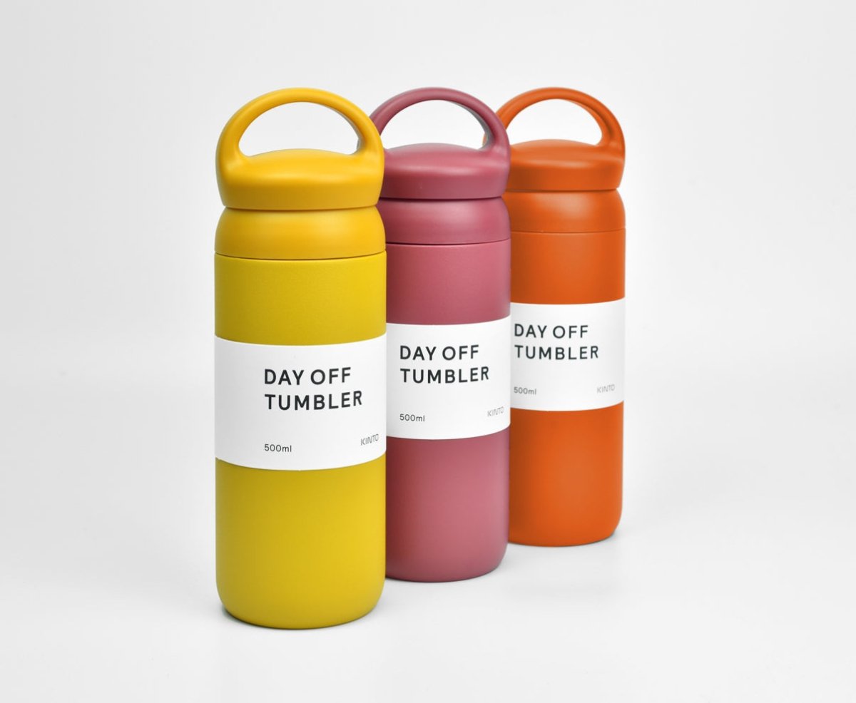 Kinto Day Off Travel Thermos – 500ml Insulated Bottle for Daily Adventures - Barista Delight