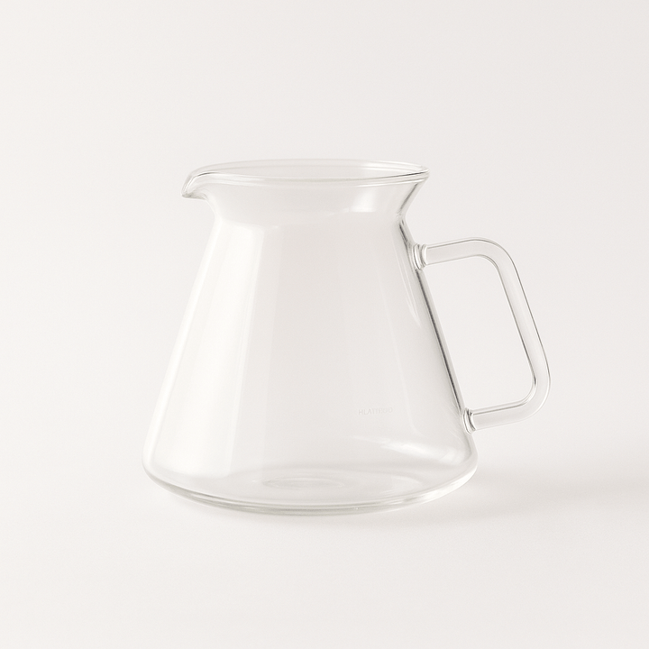 Origami Glass Coffee Server with Hario
