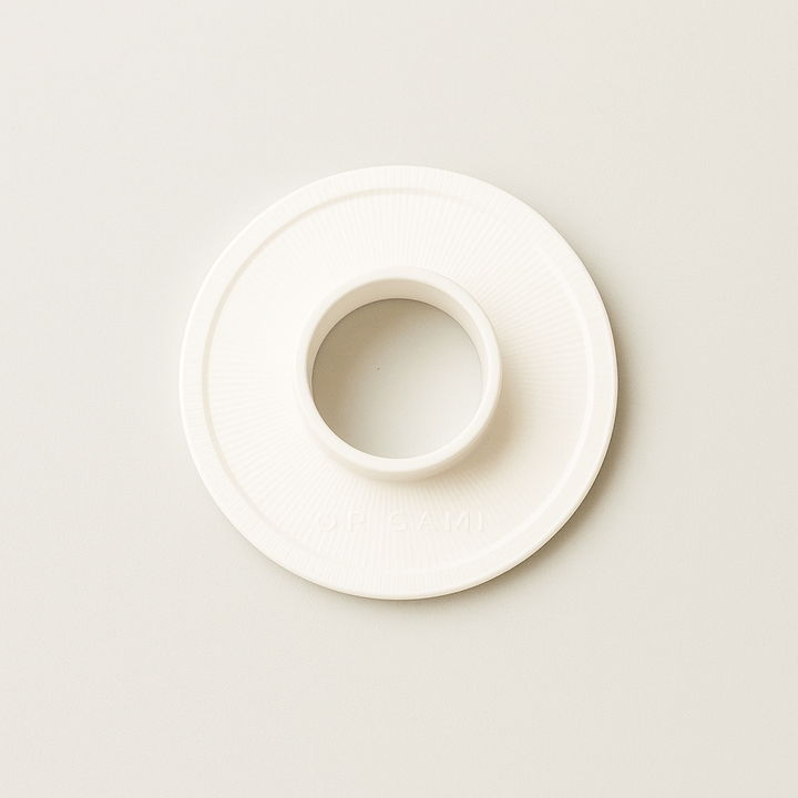 Origami Holder Grain White