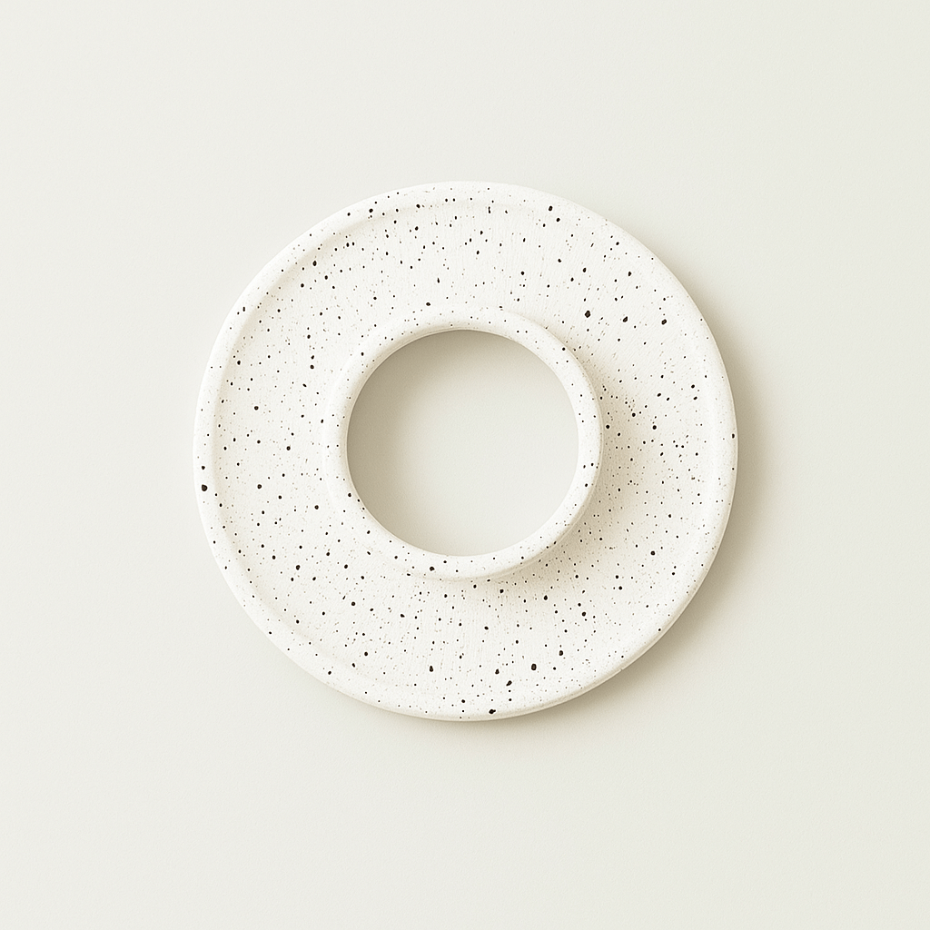 Origami Holder Grain White x Black