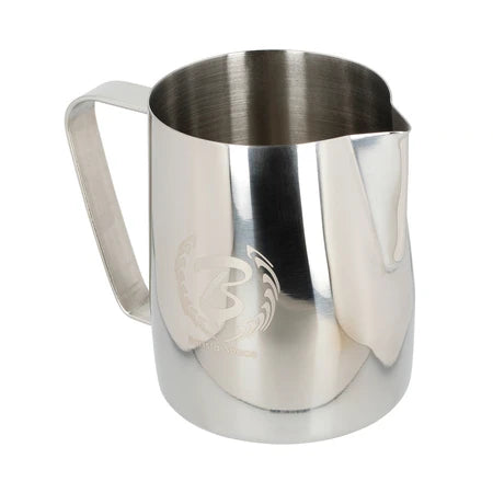 Barista Space Milchkanne 600 ml, Farbe Polished Silver – Seitenansicht
