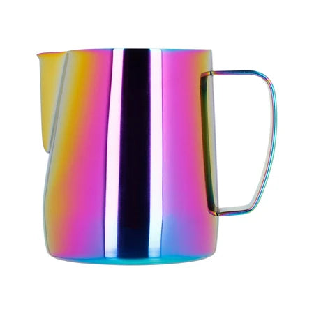 Barista Space Milchkanne 350 ml in Rainbow (mehrfarbig schimmernd (Regenbogen)), Seitenansicht