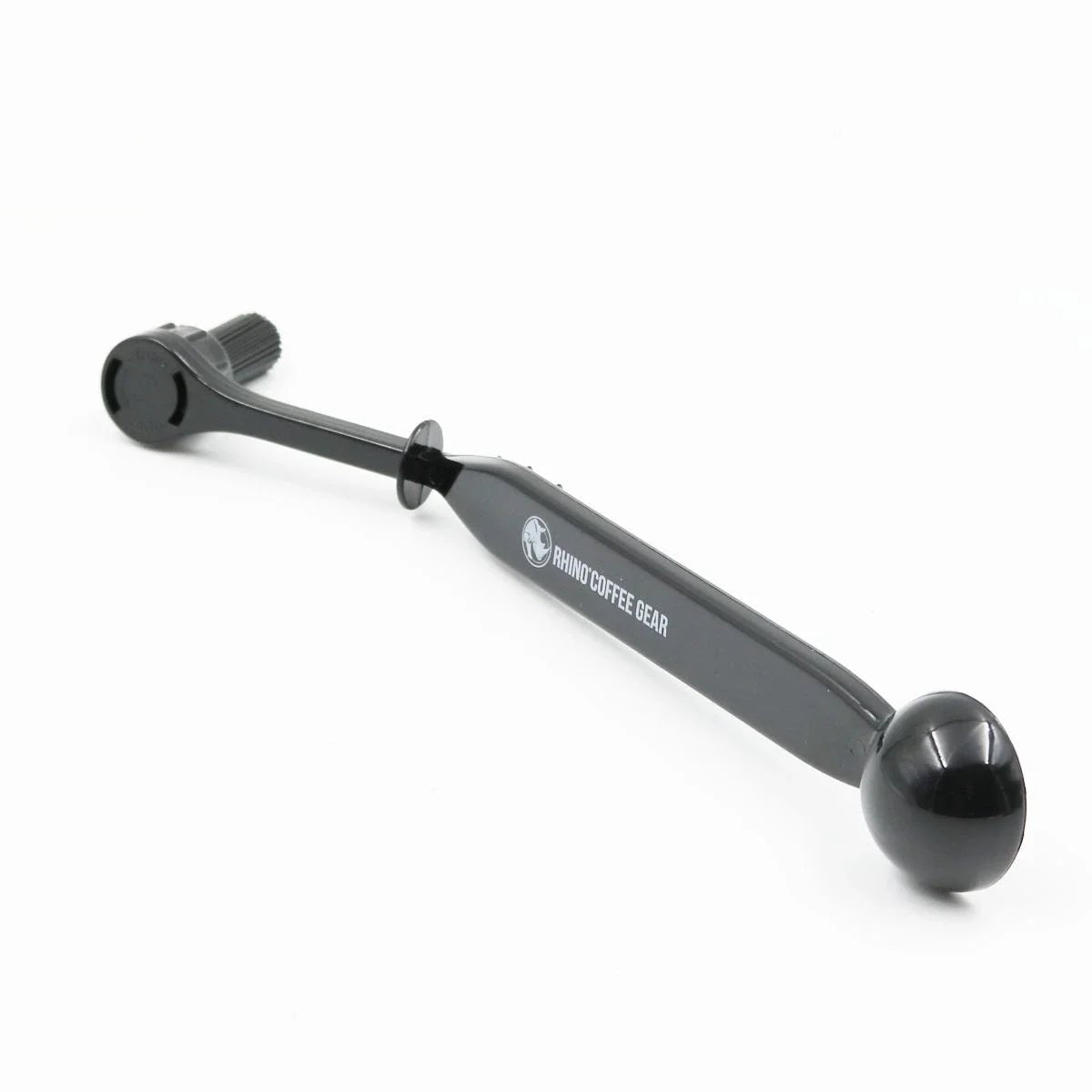 Rhino Coffee Gear Group Head Brush – Brüh - Gruppen - Bürste mit integriertem Dosier - Löffel - Barista Delight