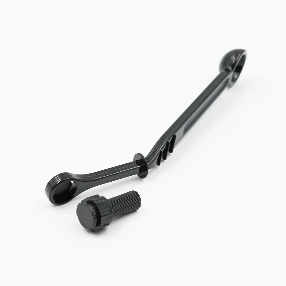 Rhino Coffee Gear Group Head Brush – Brüh - Gruppen - Bürste mit integriertem Dosier - Löffel - Barista Delight