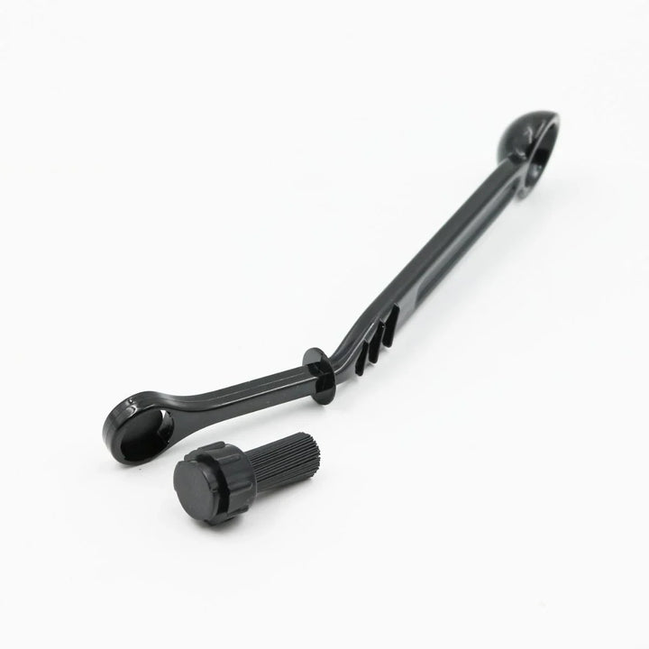 Rhino Coffee Gear Group Head Brush – Brüh-Gruppen-Bürste mit integriertem Dosier-Löffel
