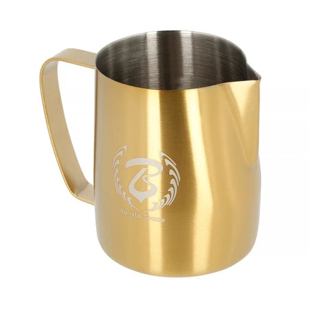 Barista Space Milchkanne 600 ml, Farbe Sandy Golden – Seitenansicht