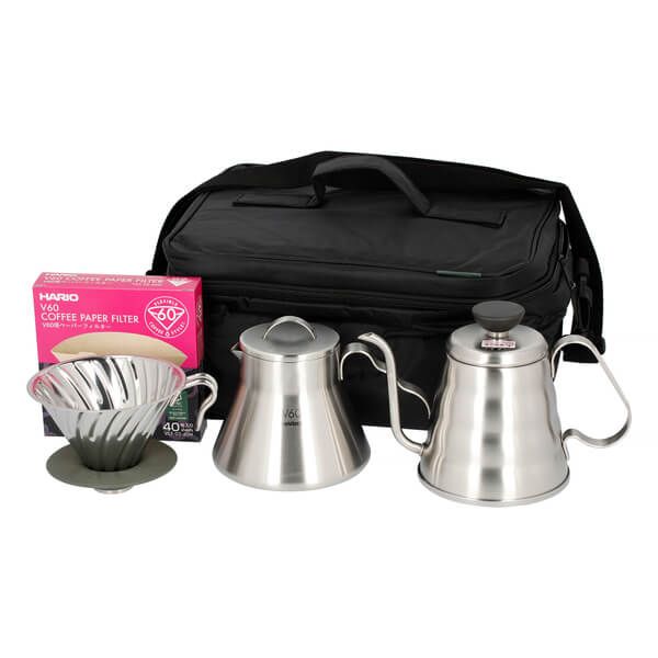 Hario Outdoor Coffee Basic Set – Complete Travel Coffee Kit - Barista Delight