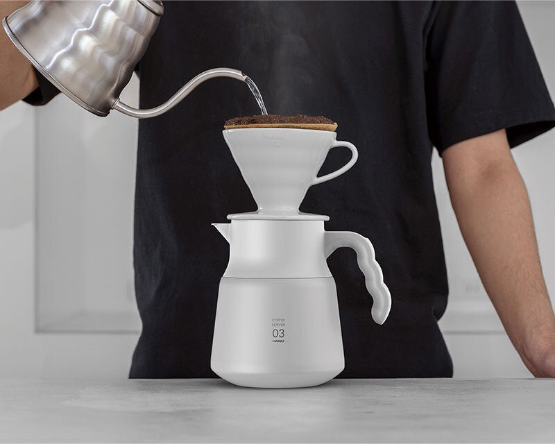 Hario V60 Insulated Stainless Steel Server PLUS 800ml - Barista Delight