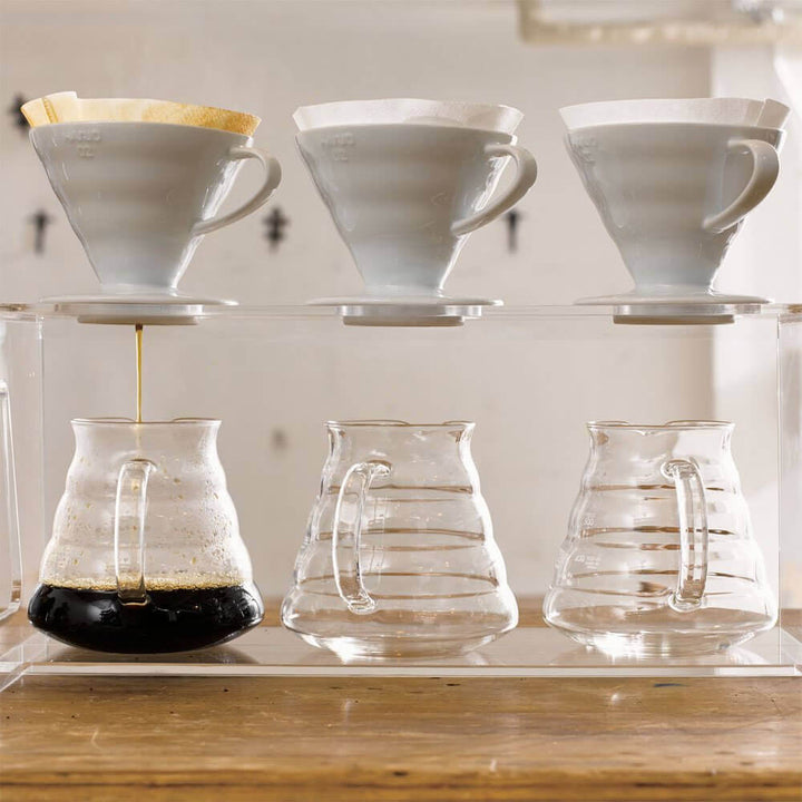 Hario V60-01 Ceramic Dripper – Classic Pour-Over Coffee Brewer