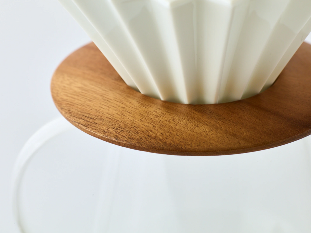 Origami Wooden Dripper Holder – Premium Coffee Brewing Base